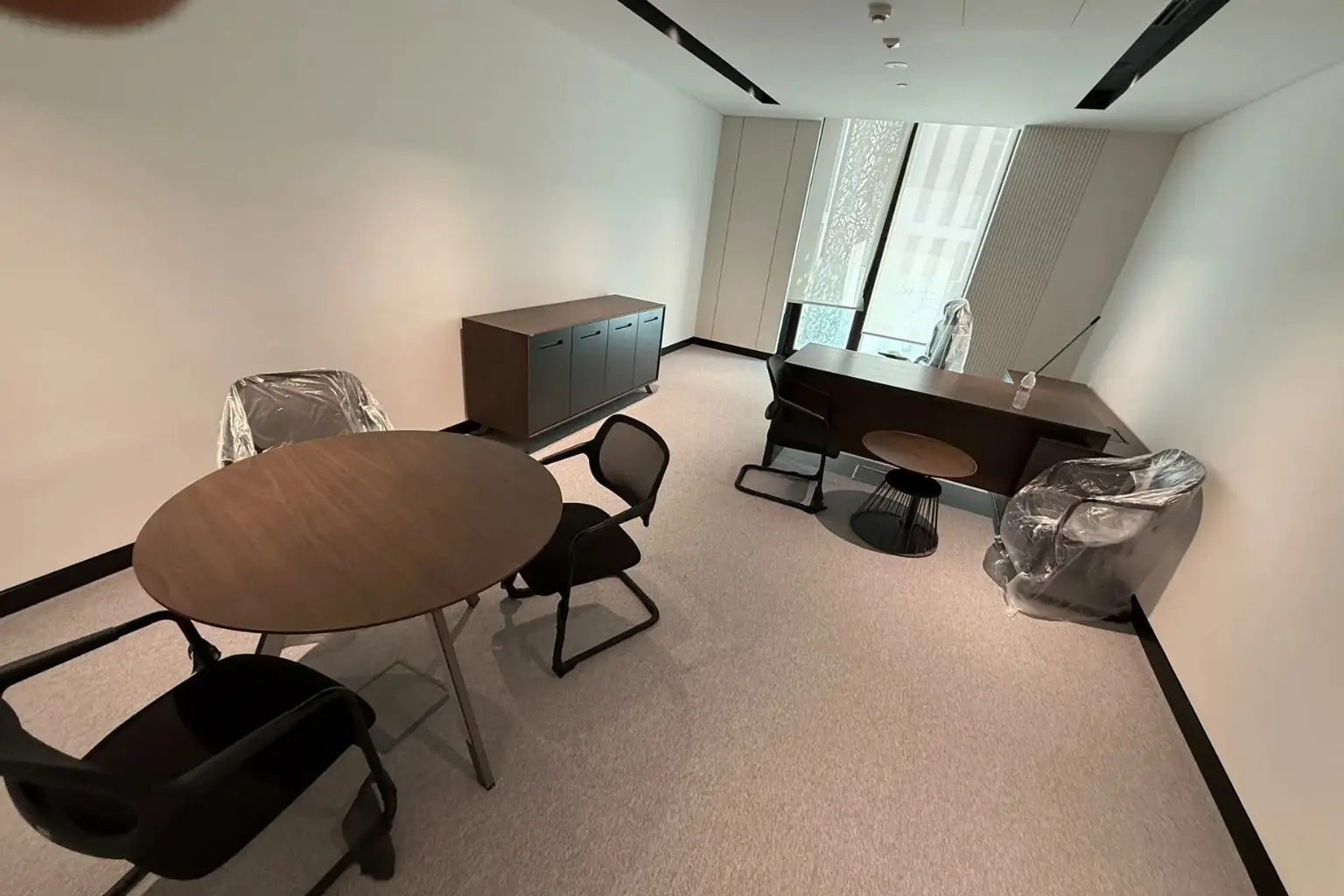 Commercial furniture setup