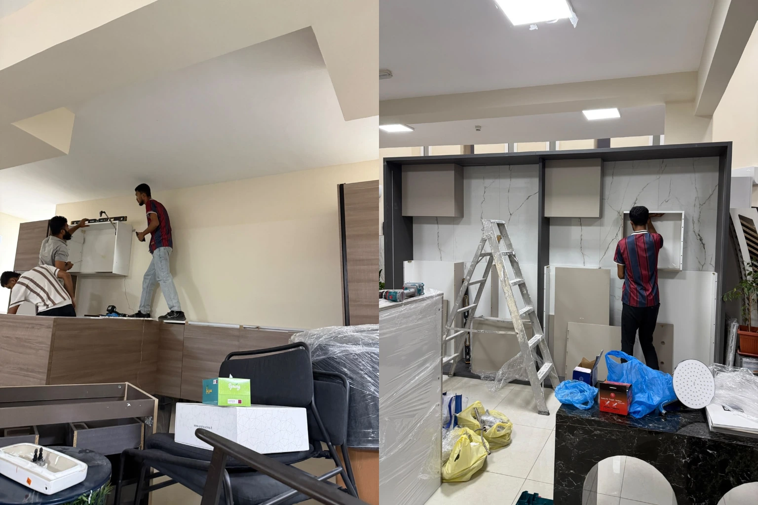 Full showroom moving and setup
