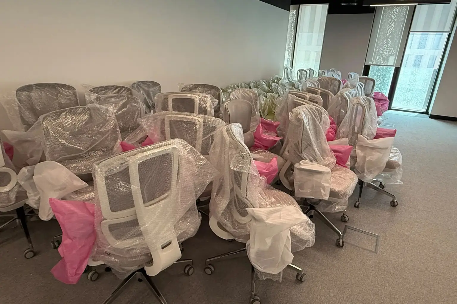 Office chair setup and installations
